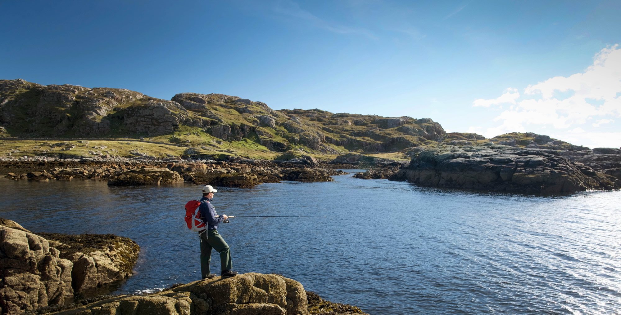 Fly Fishing in the Sea for Pollock, Shore Spots in Scotland